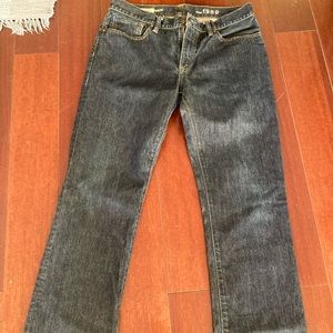 Gap straight jeans 33x34